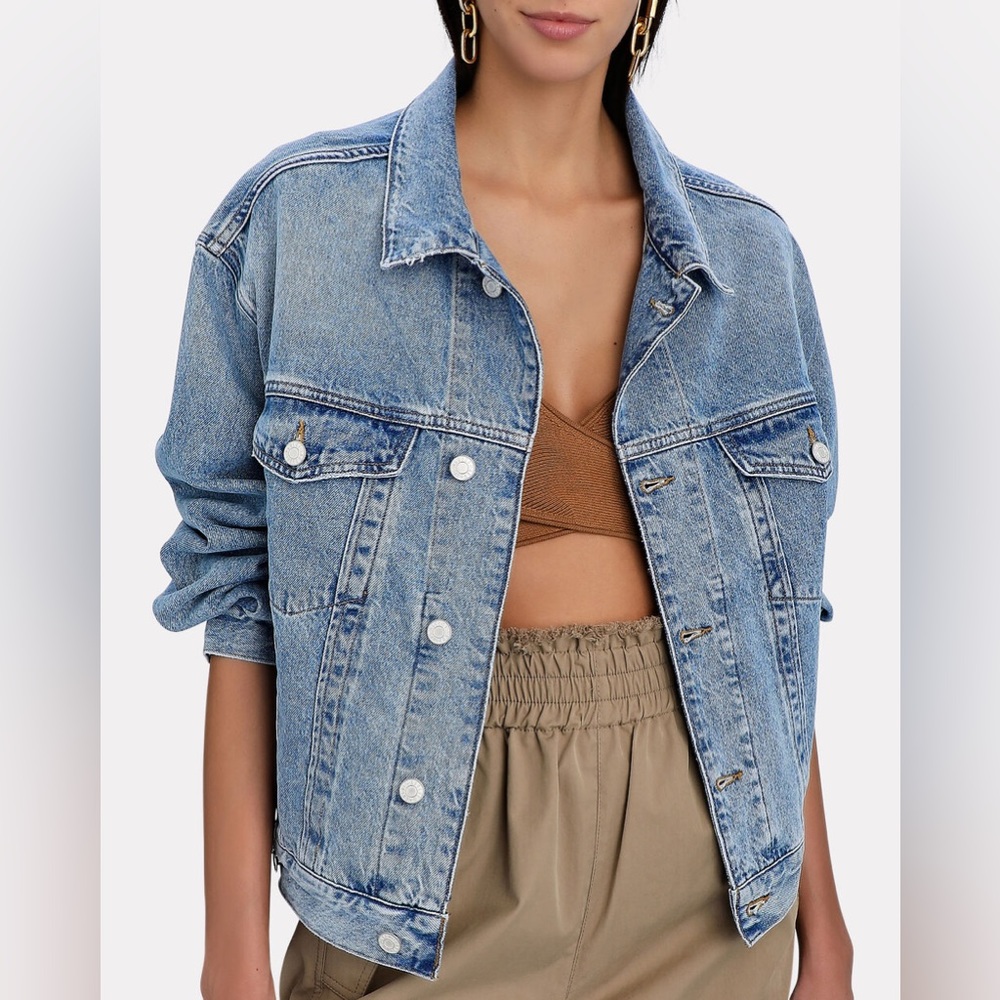 NWT AGOLDE Charli Debate Oversized Jean Jacket